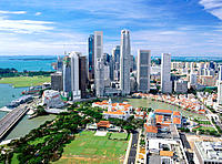Central Business District. Singapore.