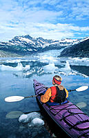 Kayaking. Prince William Sound. Alaska. USA.