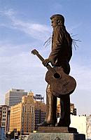 Statue of Elvis Presley. Memphis. Tennessee. USA