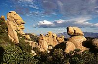 Rock formations on Mount Lemmon. Coronado National Forest. Arizona. USA