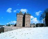 Borthwick Castle. Midlothian. Scotland