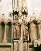 Ekkehard and Uta Statues, Cathedral St. Peter and Paul, Naumburg, Saxony-Anhalt, Germany