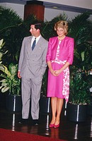 Charles and Diana, prince and princes of Wales, 1986