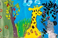 Children´s wall painting