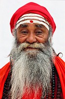 Sadhu (holy man). Kathmandu, Nepal