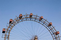 Walter Basset´s ferris wheel (1896). Prater amusement park. Vienna. Austria