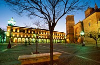 Plaza Mayor. Villanueva de los Infantes. Ciudad Real Province. La Mancha. Spain