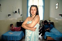 Jitka Novotna, young girl offender from broken family. Jitka will stay in the centre until she is adult. Kostomlaty, Czech Republic