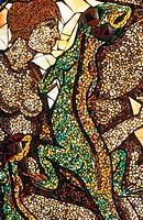 Stained-glass by Roxana Tlanesi, Mexico