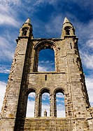 Saint Andrews cathedral ruins. Scotland, UK