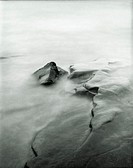 Pinhole image of water on the shore of Lake Superior in Northern Minnesota.