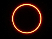 Annular solar eclipse. Madrid, Spain (October 3rd, 2005)