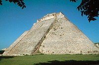 Pyramid of the Wiseman. Uxmal. Yucatan. Mexico
