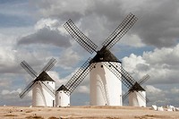 Windmills, Campo de Criptana. Ciudad Real province, Castilla-La Mancha, Spain