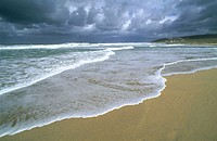 Beach near Baldaio, Costa da Morte. La Coruña province, Galicia, Spain