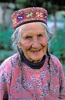 Hunza woman, Hunza Valley. Northern Areas (aka Gilgit-Baltistan), Pakistan