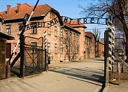 Nazi Concentration Camp in Auschwitz Poland