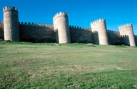 City walls, Avila. Castilla-Leon, Spain