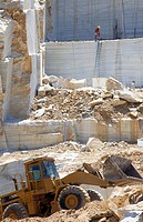 Marble quarry, Macael. Almería province, Andalusia, Spain