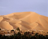 Oasis. Kerzaz. Grand Erg Occidental. Sahara. Algeria.