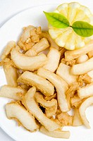 ´Chocos´. Fried cuttlefish.