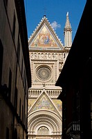 Gothic cathedral, Orvieto. Umbria, Italy
