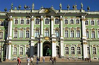 Russia. St Petersburg. Winter Palace. Hermitage Museum.