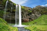 Seljalandfoss waterfall. Iceland