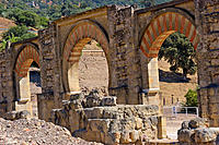 Ruins of Medina Azahara, palace built by caliph Abd al-Rahman III. Córdoba province. Andalusia, Spain