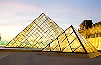 Exterior of Louvre Museum. Paris. France