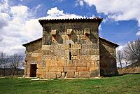 Church of Santa María in Quintanilla de las Viñas. Visigothic architecture (7th century). Burgos province. Castile-Leon. Spain  
