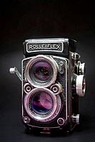 Old Rolleiflex camera