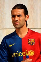 Rafa Márquez, Mexican footballer playing for FC Barcelona in the Spanish league