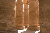 Columns at Karnak temple, Luxor, Egypt