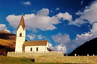 Church, Melago (Melag), Via Vallelunga, Trentino-Alto Adige, Italy