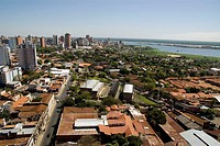 Paraguay. Asunción city, the Asuncion Bay and the Paraguay river.
