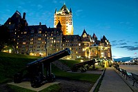 Quebec City, Canada - Chateau Frontenac at night