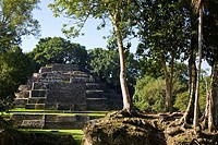 Jaguar Temple (Structure N10-9), Lamanai, Belize