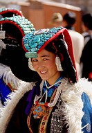 One of the many annual ladakhi festivals Were poeple enjoy to meet and exchange news Wearing their traditional cloth is part of their culture Music an...