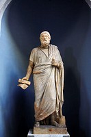 Sophocles statue, Chiaramonti Museum, Vatican Museums, Rome, Italy