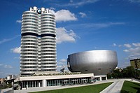 car factory BMW, administration building and museum, Munich, Germany