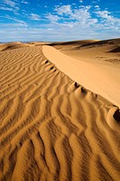 Desert dunes in Morocco, Africa.