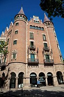 Casa Terrades (aka Casa de les Punxes, 1903-05), Barcelona. Catalonia, Spain
