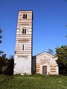 A Romanic church in Asti, Piedmont, Italy