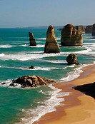 The Twelve Apostles on the Great Ocean Road in Victoria in Australia