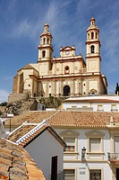 Olvera, Nuestra Señora de la Encarnación church (neo-classical, 19th century), Cádiz province, Andalusia, Spain