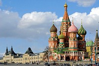 Saint Basil´s Cathedral, Red Square, Moscow, Russia