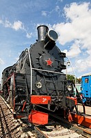 Soviet steam locomotive ER766  Built in 1949