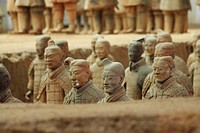 Excavations of the Terra Cotta Warriors in Xi´an China