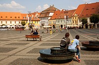 Mare square  Sibiu  Transylvania  Romania